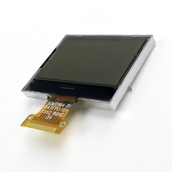 FSTN Positive 128x64 LCD Graphic Display COG 3.3V SPI Interface With White Backlight 3