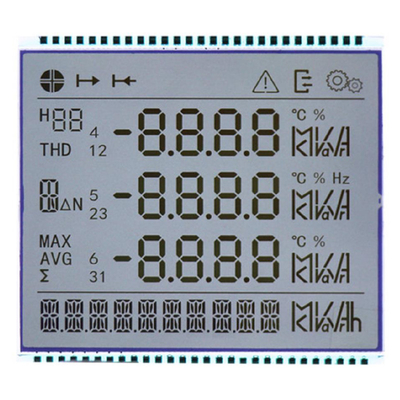 Electric Energy Meter LCD, Segment LCD Screen For 86 Multi-Function Three-Phase Electric Energy Meter