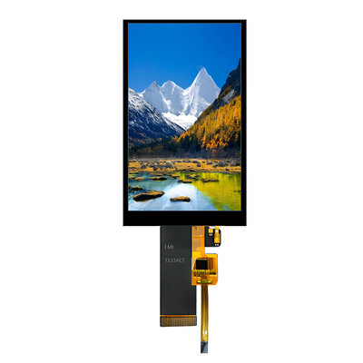 3.97-Inch 4inch IPS PCAP TFT Display 480*800 Dots SPI/RGB Interface ZIF 40PIN
