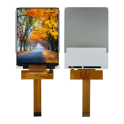 3.2 Inch SPI TFT LCD Display 240*320 Pixels ZIF FPC 18 Pin ST7789V/ILI9341 Driver IC