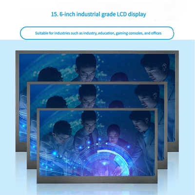 15.6-Inch Industrial-Grade Metal Touchscreen Display Full HD 1920x1080 IPS Panel with 10-Point Capacitive Touch