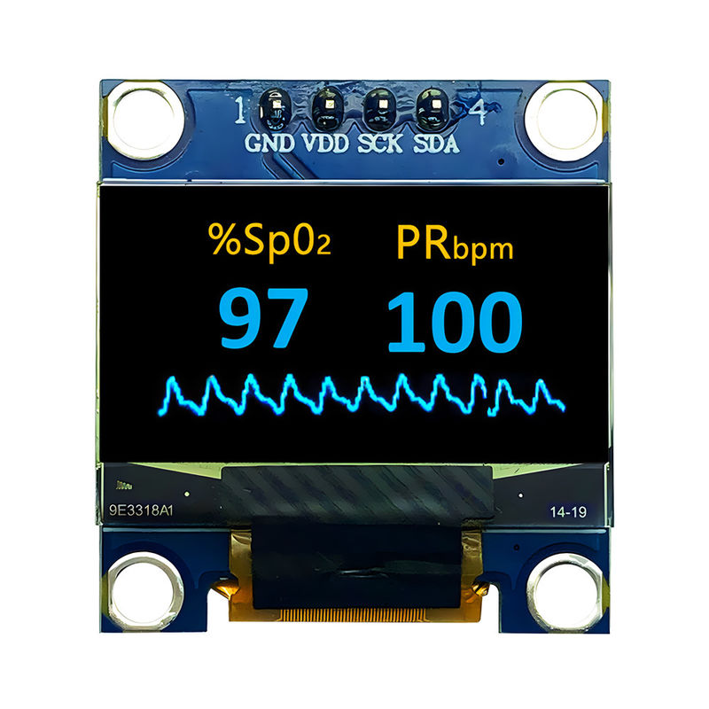 4 Header pin 0.96 Inch OLED Display Module 128x64 Pixel I2C Interface ...