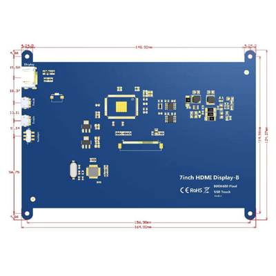Raspberry PI 7 Inch HDMI TFT LCD Display With Capacitive Touch Screen
