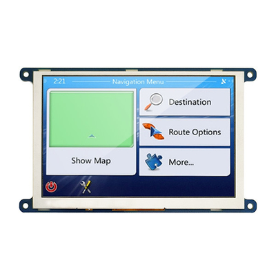 SPI Serial Interface 5 Inch TFT LCD Display 800x480 Dots IPS Automotive Grade