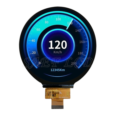 High Brightness 1000 Nits 4-Inch Round TFT LCD Display (720x720 Dots) with MIPI 4-Lane Interface