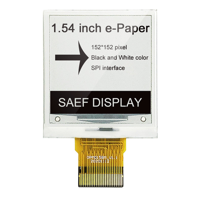 152x152 Dots Resolution 1.5 Inch E Ink Display MCU Interface EPD
