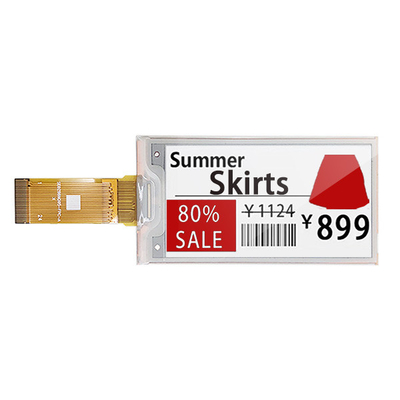 2.66 Inch 3 Colors E Ink Panel , SPI Interface Electronic Paper Display
