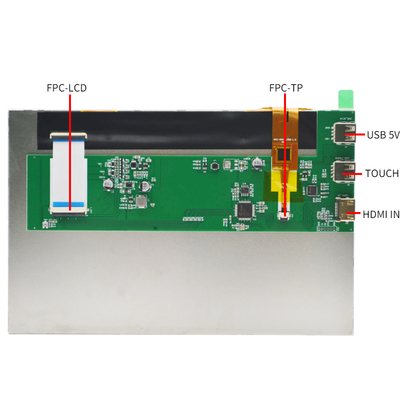 300cd/m2-1000cd/m2 PCAP Touch Display 10.1 Inch HDMI With Raspberry Pi Compatible