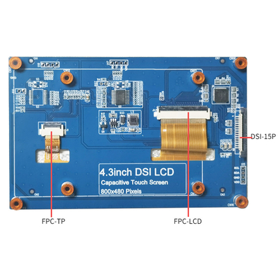 Charging Pile Display TFT 4.3 Inch HDMI Capacitive Touch TFT Screen Compatible With Raspberry Pi