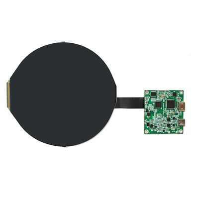 HDMI Compatible To Raspberry Pi4 5 Inch Round LCD Display 1080x1080 CTP