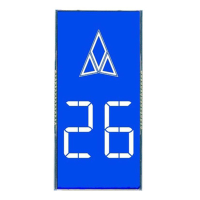 Customized 7-Segment LCD Display Ozone anion disinfection machine, fresh air controller, VA black background LCD