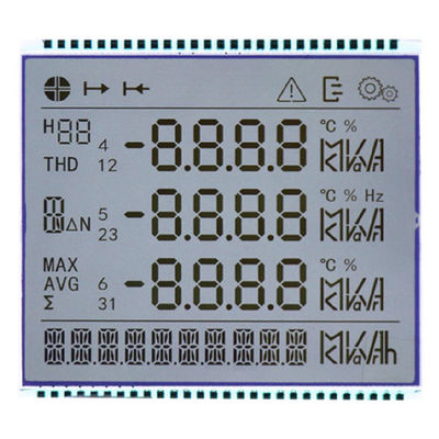 Electric Energy Meter LCD Segment LCD Screen