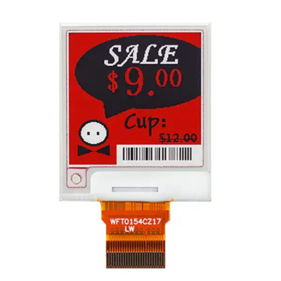E-Paper Module Digital Display 1.54&quot; 3 Colors EPD 24 Pins ESL E-Ink 200*200 Dots SPI Interface Optics All Viewing Angles