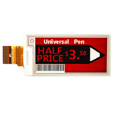2.13-Inch Eink Screen 122x250 Dots Resolution, Bare Screen, E-Paper Screen Display Module, 3 Colors Red, Black And White