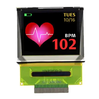 Full Color 1.45 Inch AMOLED Display UG-6028GDEEF01 SSD1333 Controller 160x128 Passive Matrix 30 Pins ZIF Connection For Medical Device