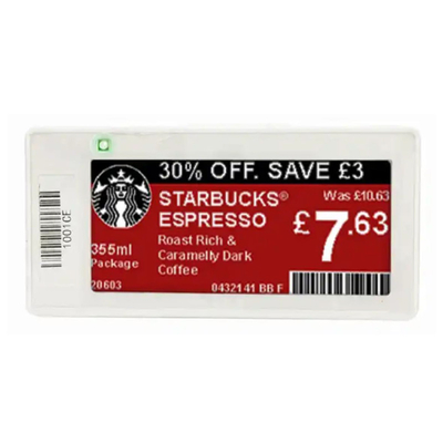 Fast Refresh Eink 2.9 Inch 296x128 Resolution Black White Red E-Ink Epaper Display Module