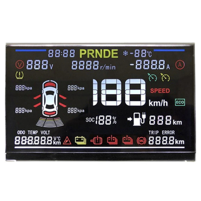 Custom Segment LCD Display For Forklift Gauge Cluster Number Display, Monochrome LCD Display