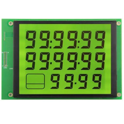 Custom LCD Panel, Monochrome Temperature Control Instrument Energy Storage Power LCD, STN Yellow Green Segment LCD