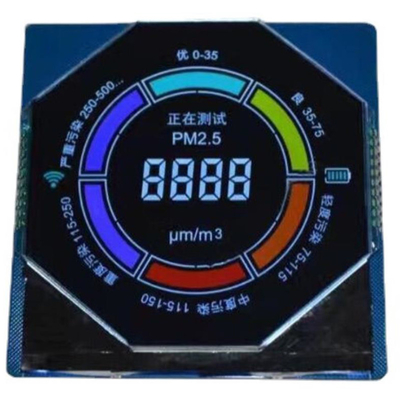 Custom Segment LCD Display For Forklift Gauge Cluster Number Display, Monochrome LCD Display