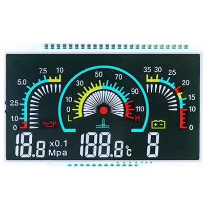 Custom Segment LCD Display For Forklift Gauge Cluster Number Display, Monochrome LCD Display