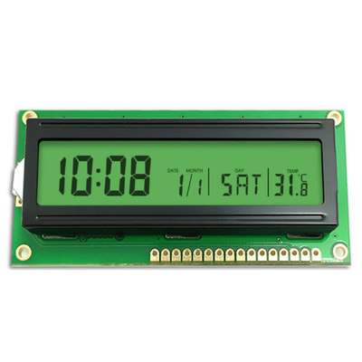 Custom LCD Panel, Monochrome Temperature Control Instrument Energy Storage Power LCD, STN Yellow Green Segment LCD