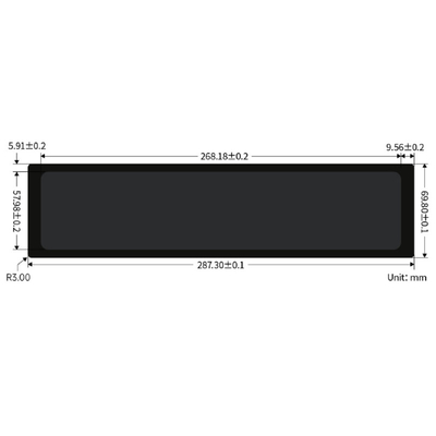 11.9 Inch Capacitive Screen 320×1480 IPS Monitor With HDMI Output Signal Supporting Raspberry Pi Windows