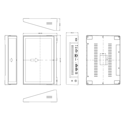 10.1 Inch Touch Wifi Android All-In-One Tablet Pc 1280*800 Ips Full Angle Landscape Type For Calling Device