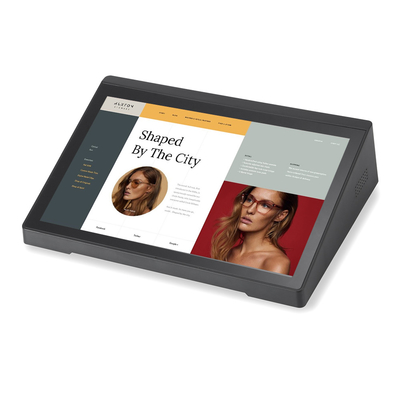 10.1 Inch W-Shaped Android Touchscreen Display With Quad Core A55 Processor All-In-One Android PC
