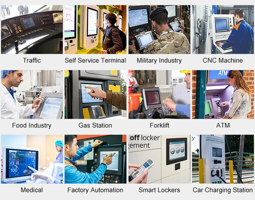 Wall Mounted 14 inch Tablet PC Touch All In One 1920*800  IPS Full HD RK3399 WIFI Android Player