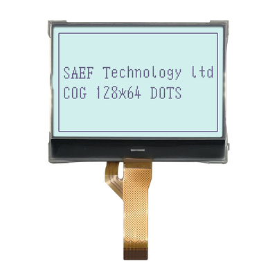 China Monochrome Graphic LCD Display Module 128x64 ST7565R FSTN Positive COG Display