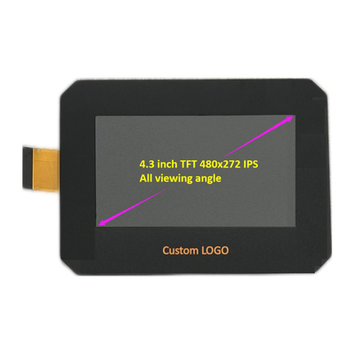 PCAP TFT Display 4.3 Inch China TFT Graphic LCD Display 480*272 IPS RGB 40 Pin With Capacitve Touch Screen