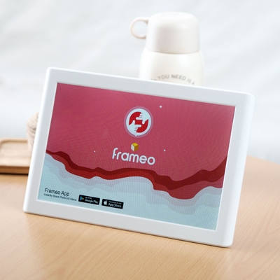10.1-inch WiFi digital photo frame 1280x800 IPS screen, automatically rotating pictures and videos