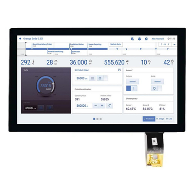 High Brightness 1000Nits 15.6 Inch IPS TFT LCD Display FHD Resolution with EDP Interface