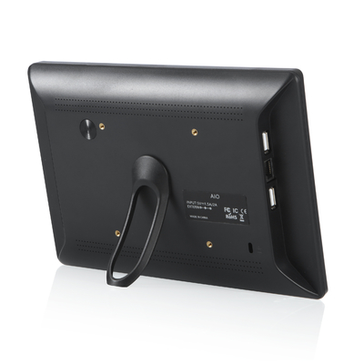 10 Inch Wall Mounted Android Advertising Display With1280x800 Multi Touch Wifi POE RJ45 Port LCD Monitor