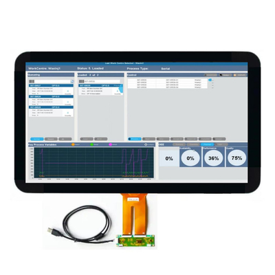 PCAP TFT Display 21.5 Inch FHD 1920*1080 Resolution, LVDS 21.5 Inch TFT LCD Display With Built-In LED Backlight Driver