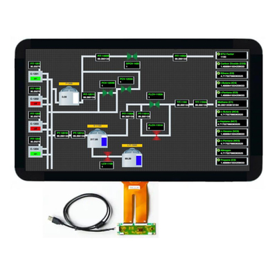 High Brightness 1000Nits 21.5 Inch IPS TFT LCD Display FHD Resolution with LVDS Interface