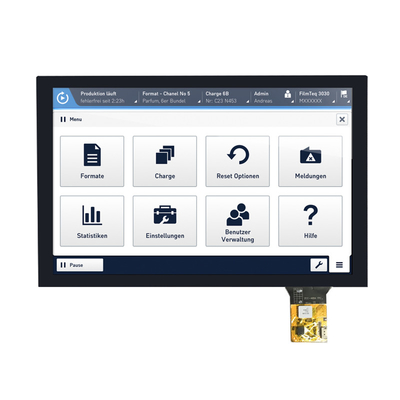 China Factory 10.1 Inch TFT LCD Display 1280x800 Pixels IPS Type LVDS With CTP
