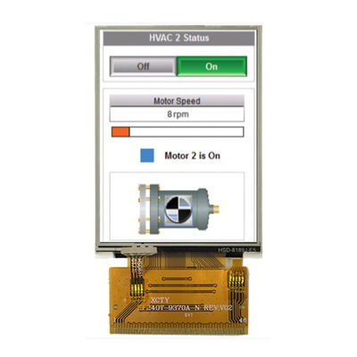 2.4-inch TFT LCD Module with Flexible Interface | 240x320 IPS/Parallel/RGB | ILI9341 Driver | Industrial Display