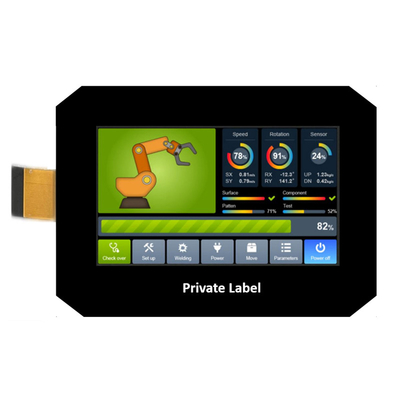 PCAP TFT Display 4.3 Inch China TFT Graphic LCD Display 480*272 IPS RGB 40 Pin With Capacitve Touch Screen