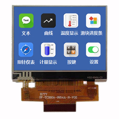 Resistive Touchscreen TFT LCD 2.6 Inch Factory Supply 480x320 Dots MCU Interface Display