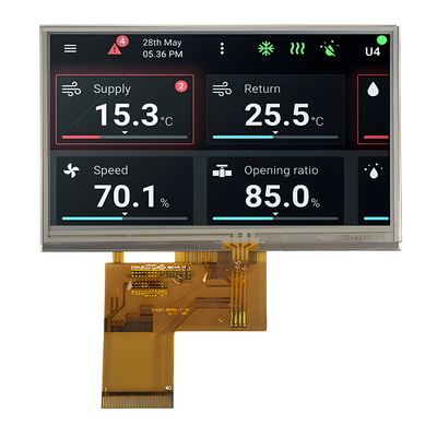 4.3 Inch IPS TFT LCD 480*272 Pixel 262K Full Color Display ST7283 Driver IC