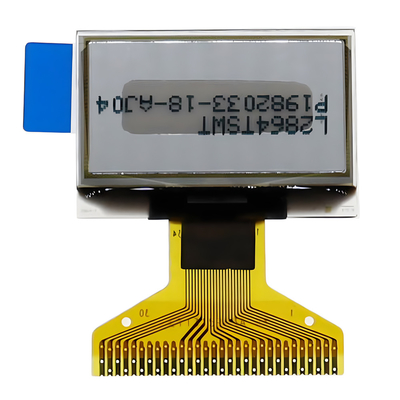 0.96 Inch 128x64 Dots White And Blue Dual Colors 30 Pin OLED Display Internal DC/DC Inside