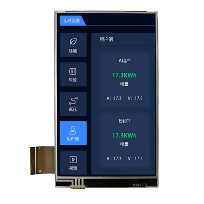 4 Inch Resistive Touchscreen TFT LCD Display China Factory Supply RGB Interface