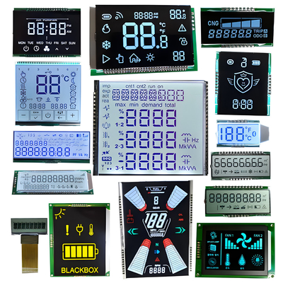 Customized TN HTN Monochrome LCD Display Screen For Electricity Meters