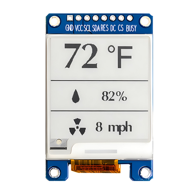 SPI E-Ink Display 1.5 Inch Black And White 152x152 Dots 1.54" E-Paper Display