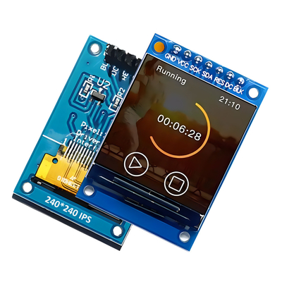 1.3" SPI TFT LCD Display Screen Module ST7789 240x240 3.3V 65K Full Color 51 STM32 For Arduino