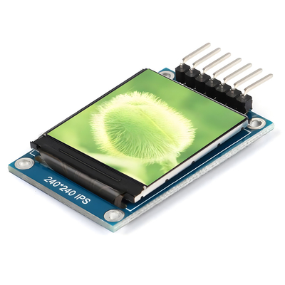 SPI Serial Interface 1.3-Inch IPS TFT LCD 240x240 Dot With 7 Header Pins PCB