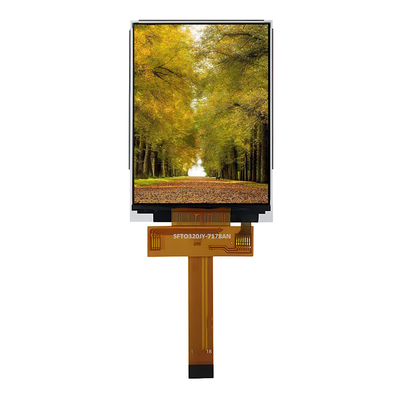 3.2 Inch SPI TFT LCD Display 240*320 Pixels ZIF FPC 18 Pin ST7789V/ILI9341 Driver IC
