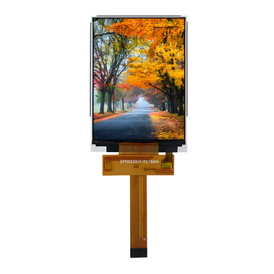 3.2 Inch SPI TFT LCD Display 240*320 Pixels ZIF FPC 18 Pin ST7789V/ILI9341 Driver IC