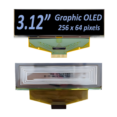 3.12 Inch 256x64 Graphic OLED Display Module With SSD1322 Driver IC - Yellow, White, Or Blue Font Options